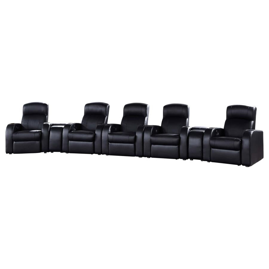 Cyrus 7-piece Upholstered Home Theater Seating - 600001-S5B