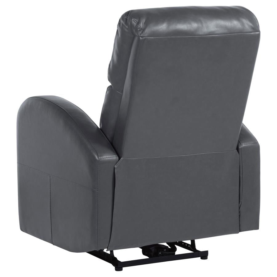 Grant Upholstered Power Recliner Chair Grey - 601499P