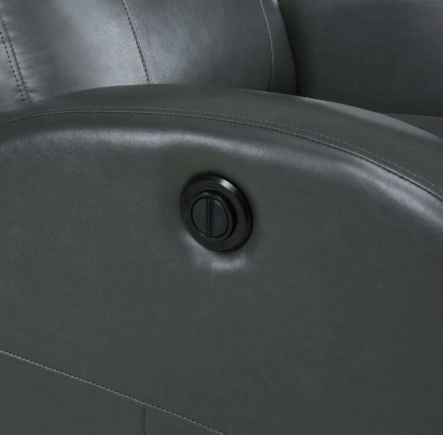 Grant Upholstered Power Recliner Chair Grey - 601499P
