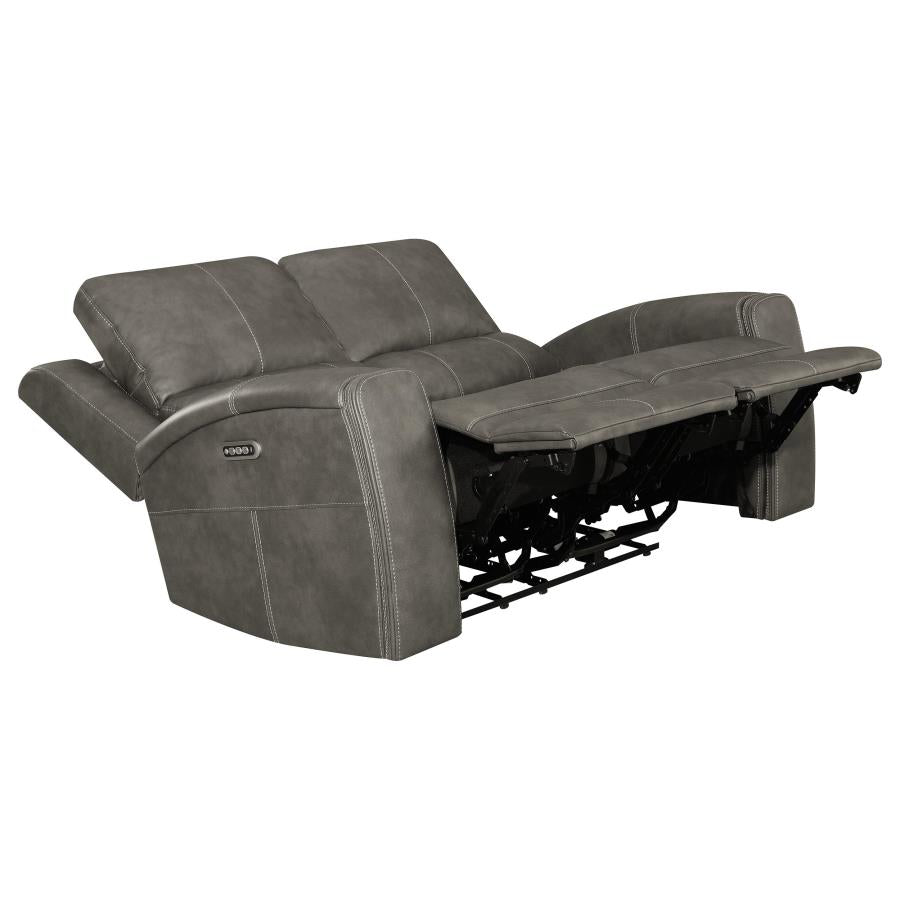 Brickston Triple Power Reclining Loveseat Charcoal - 603432PPP