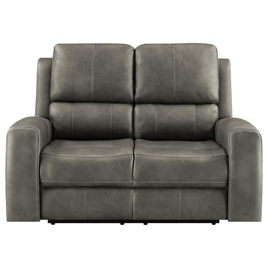 Brickston Triple Power Reclining Loveseat Charcoal - 603432PPP