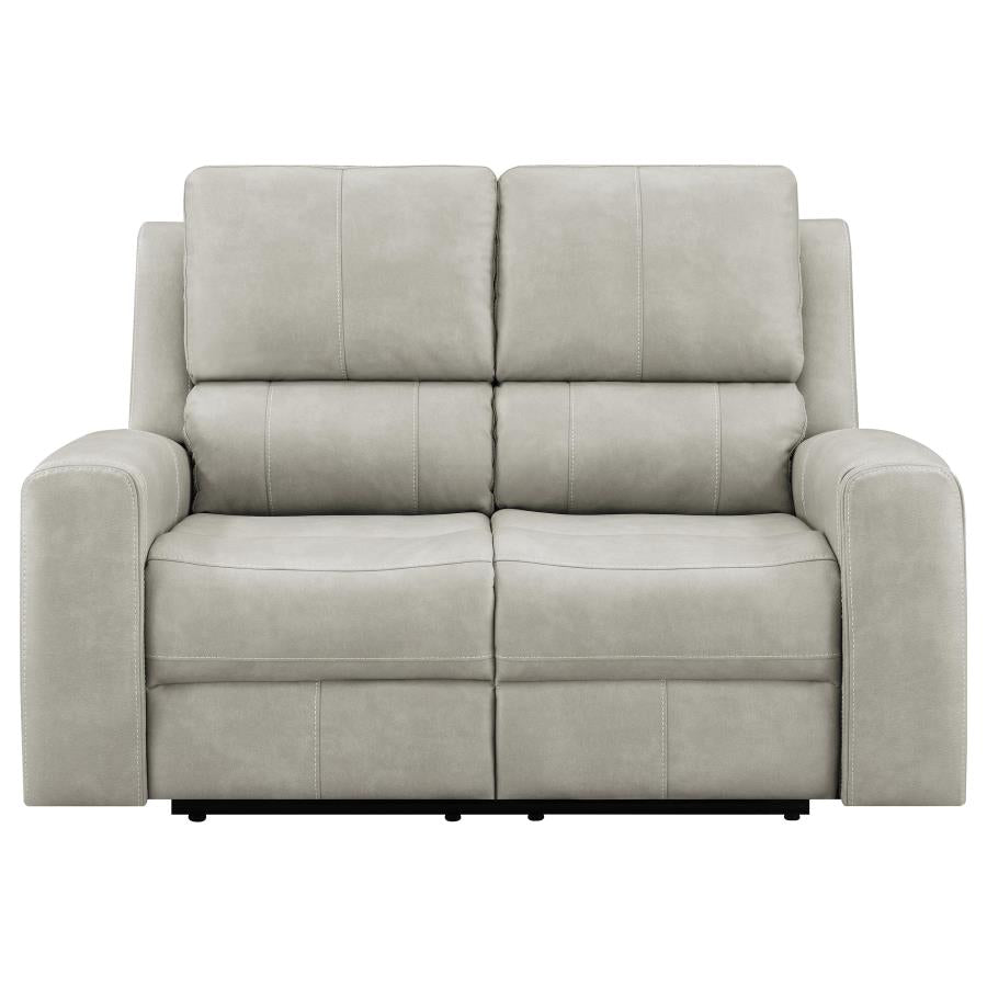 Brickston Triple Power Reclining Loveseat Grey - 603435PPP
