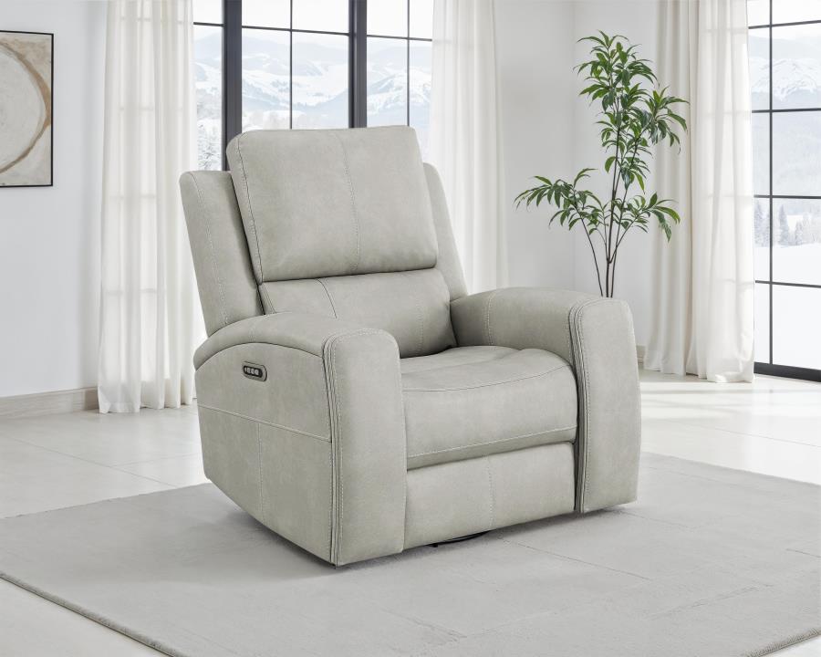 Brickston Triple Power Swivel Glider Recliner Grey - 603436PPP