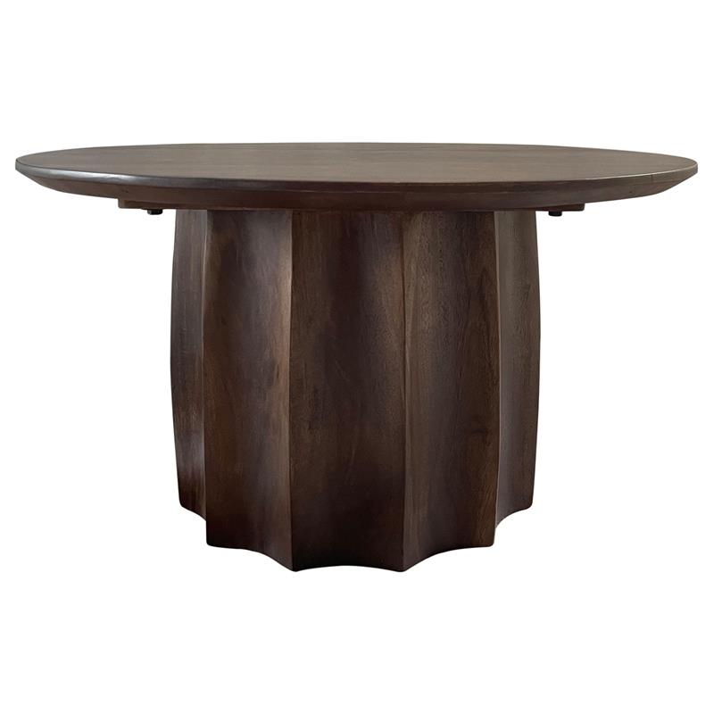 Cayenne Solid Mango Wood Cocktail Coffee Table Walnut - 710778