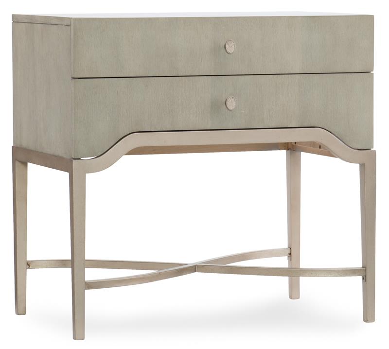Elixir Two-Drawer Nightstand - 5990-90016-LTWD