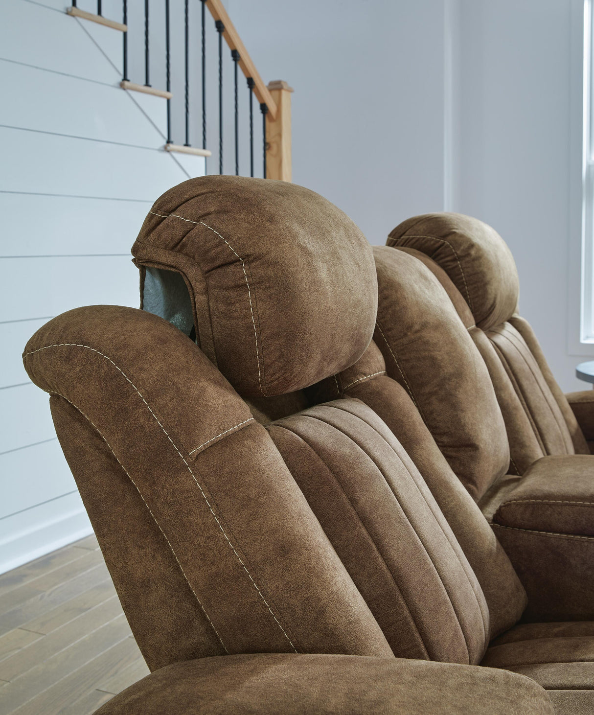 Wolfridge Power Reclining Sofa and Loveseat - 60703U1