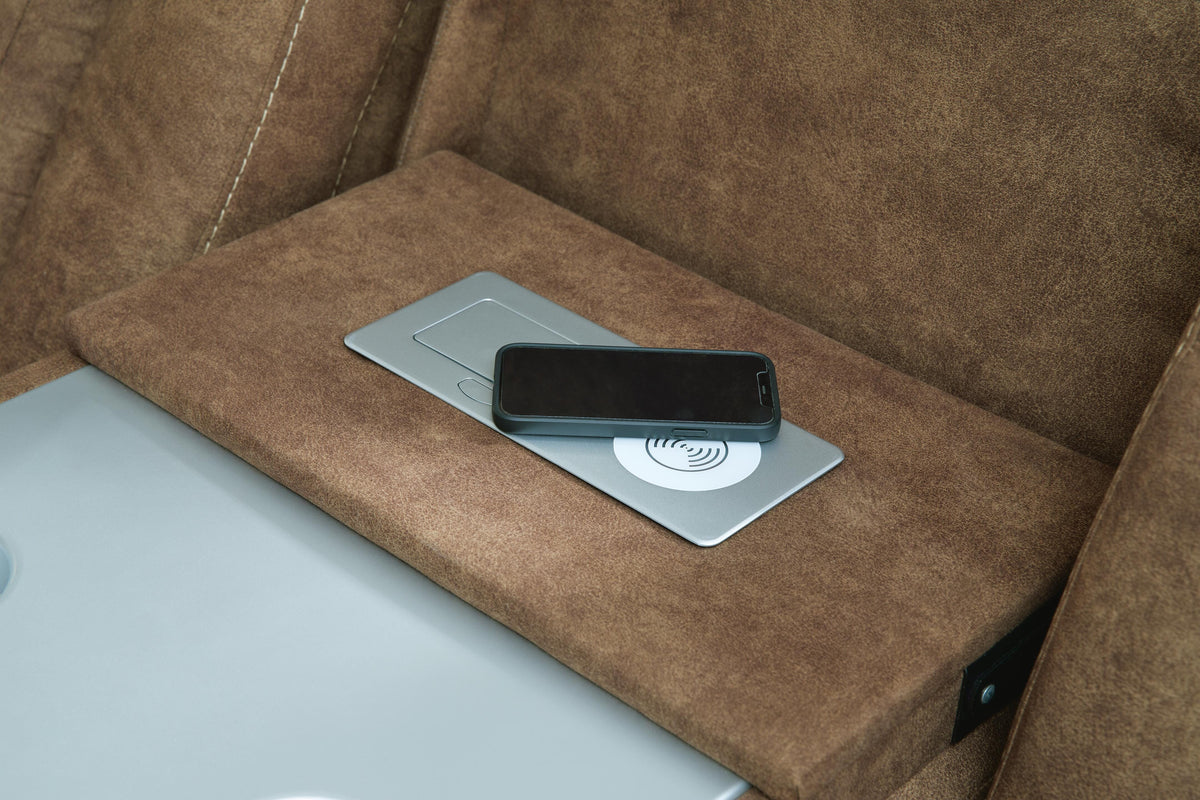 Wolfridge Power Reclining Sofa and Loveseat - 60703U1