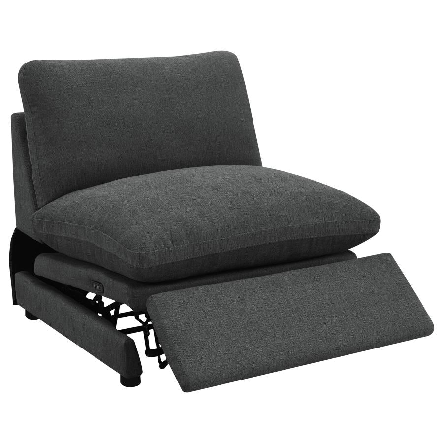 Collins Modular Power Armless Recliner Dark Grey - 609530ARP