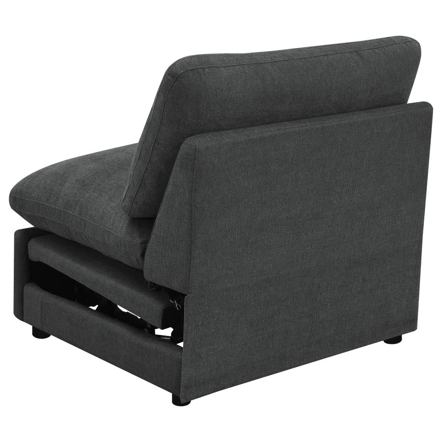 Collins Modular Power Armless Recliner Dark Grey - 609530ARP