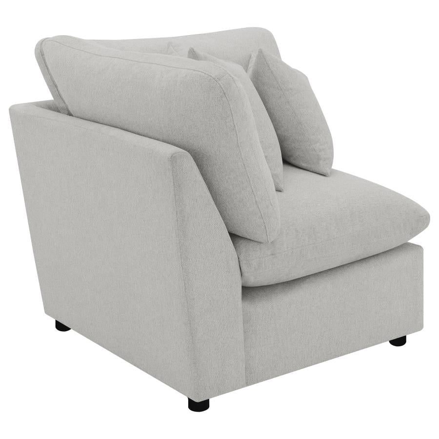 Collins Modular Corner Chair Grey - 609560CRN