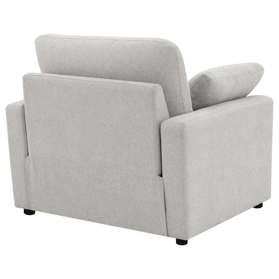 Collins Upholstered Power Recliner Chair Grey - 609563P