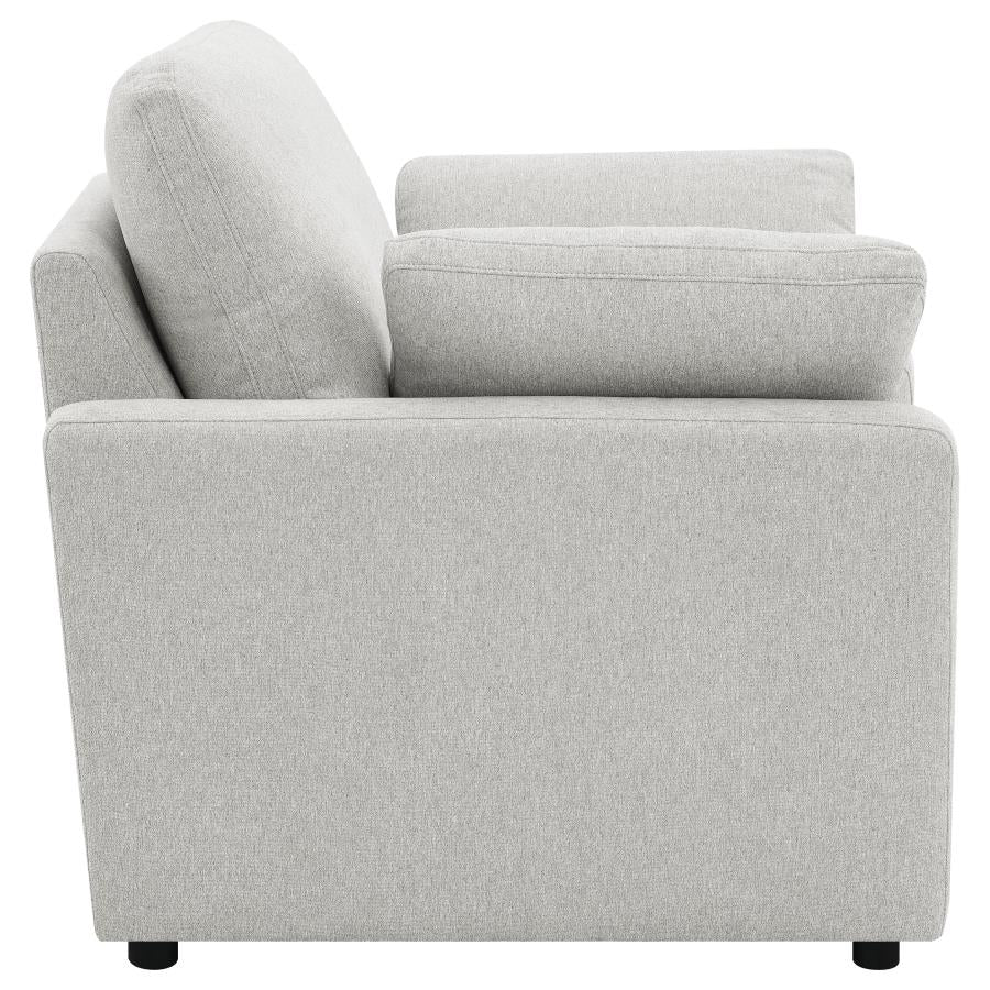 Collins Upholstered Power Recliner Chair Grey - 609563P