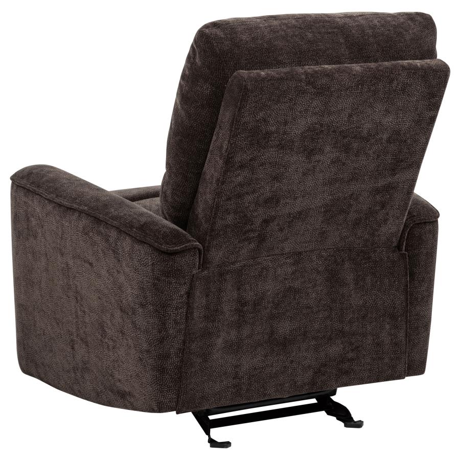 Navarro 3-piece Upholstered Reclining Sofa Set Dark Brown - 609571-S3
