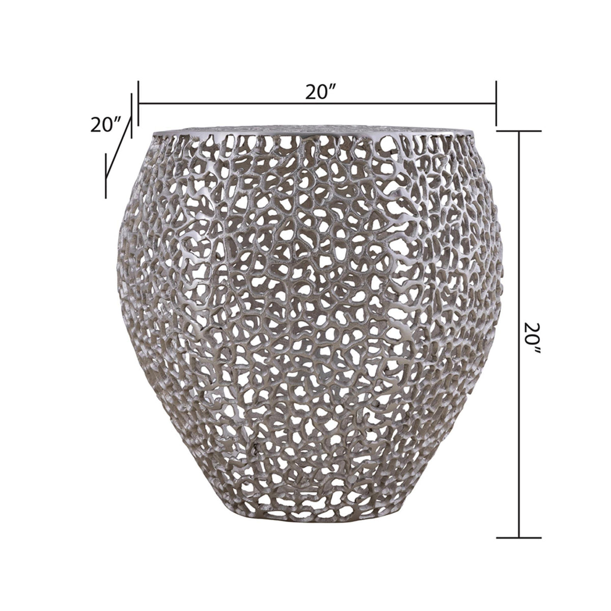 Et3403-18 - Side Table - Silver