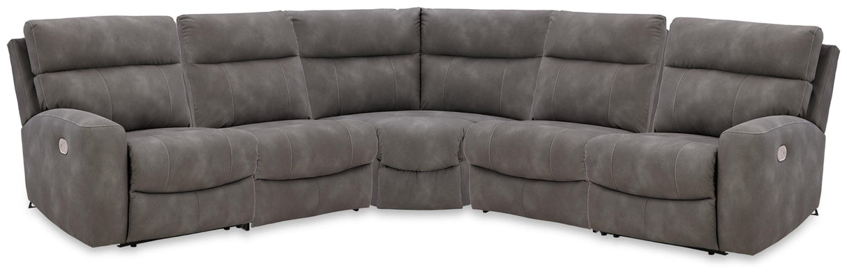 Next-Gen Durapella 5-Piece Power Reclining Sectional - 61003S8