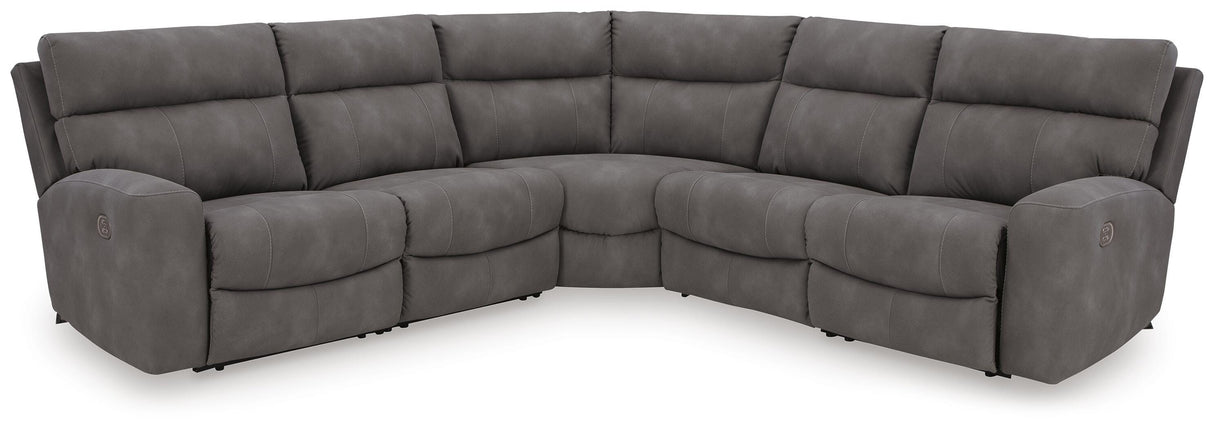Next-Gen Durapella 5-Piece Power Reclining Sectional - 61003S6