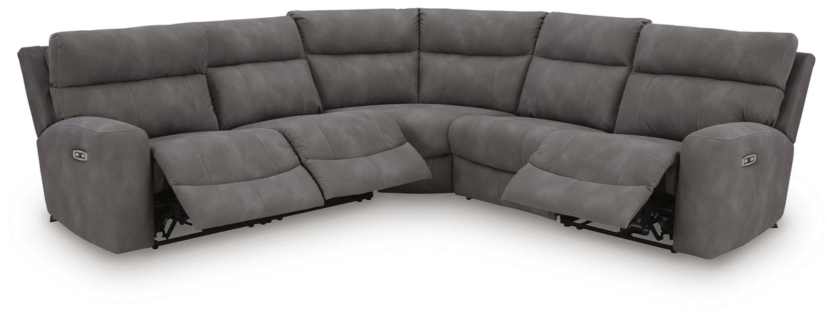 Next-Gen Durapella 5-Piece Power Reclining Sectional - 61003S6