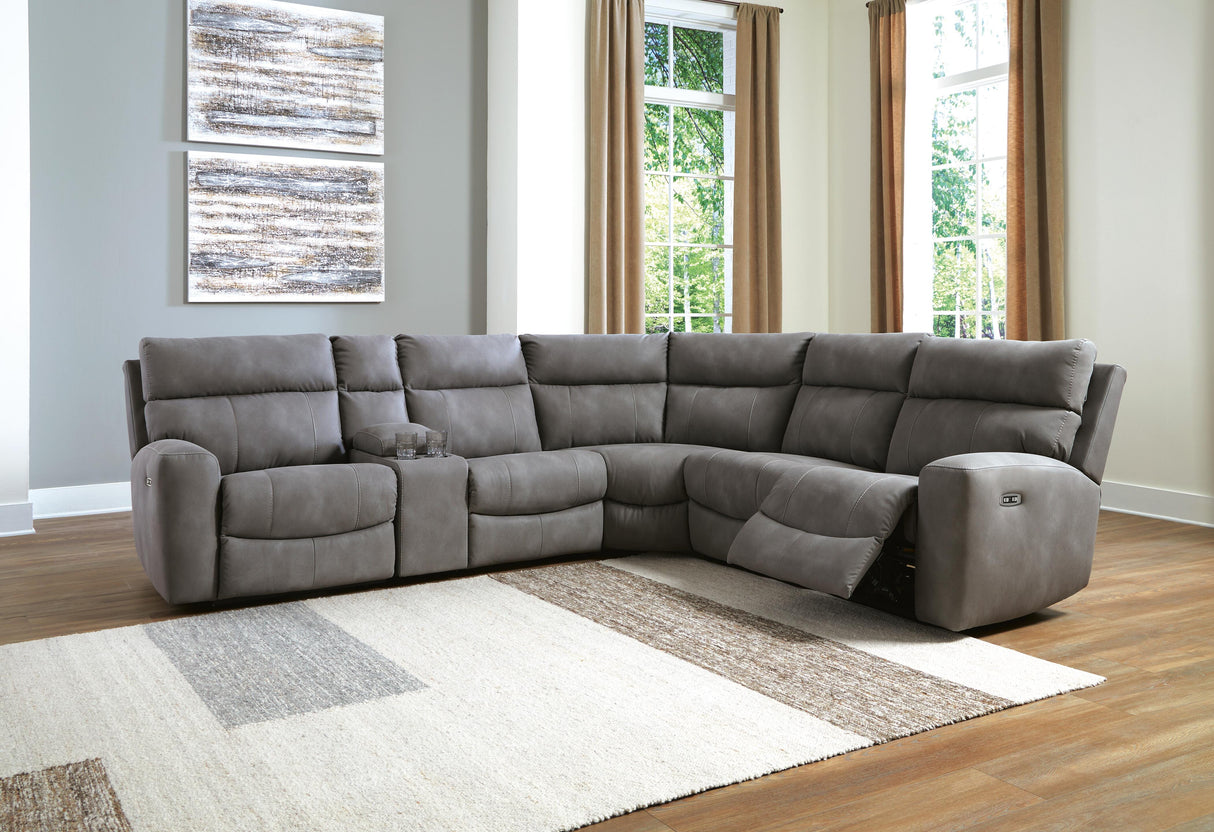 Next-Gen Durapella 6-Piece Power Reclining Sectional - 61003S7