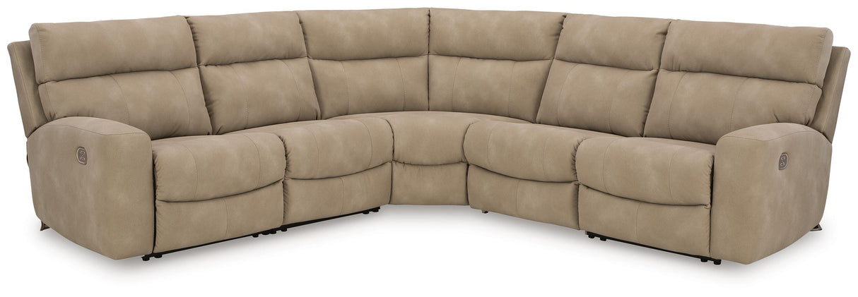 Next-Gen Durapella 5-Piece Power Reclining Sectional - 61004S6