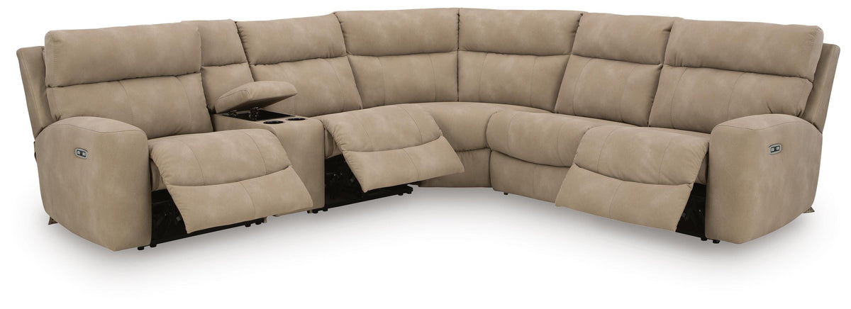 Next-Gen Durapella 6-Piece Power Reclining Sectional - 61004S7
