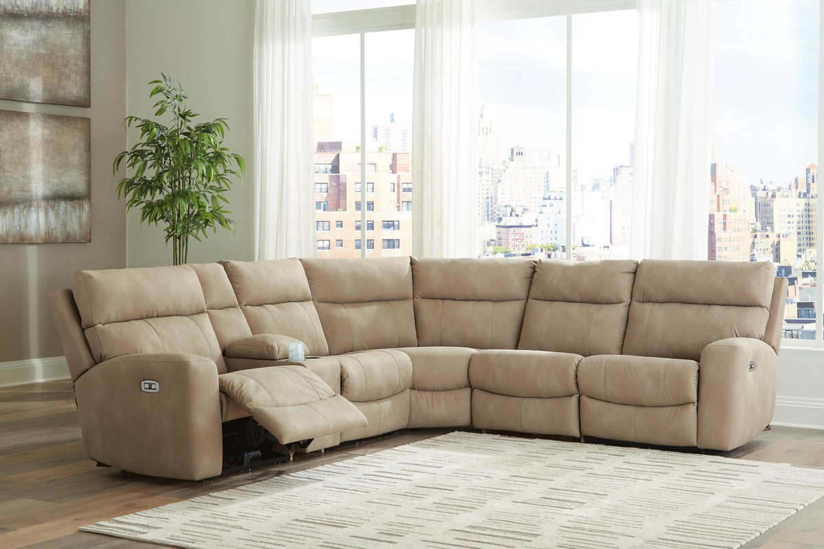 Next-Gen Durapella 6-Piece Power Reclining Sectional - 61004S7