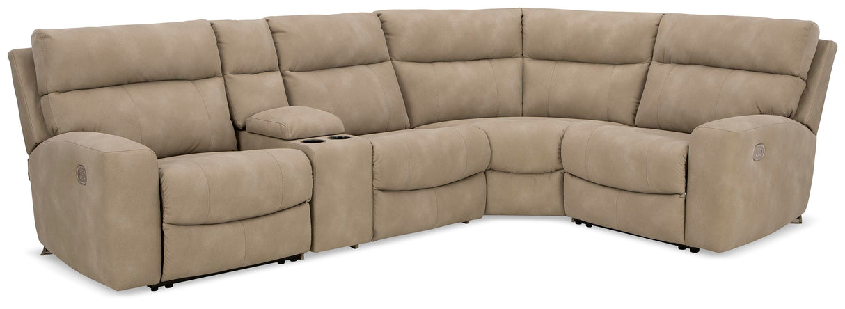 Next-Gen Durapella 5-Piece Power Reclining Sectional - 61004S5