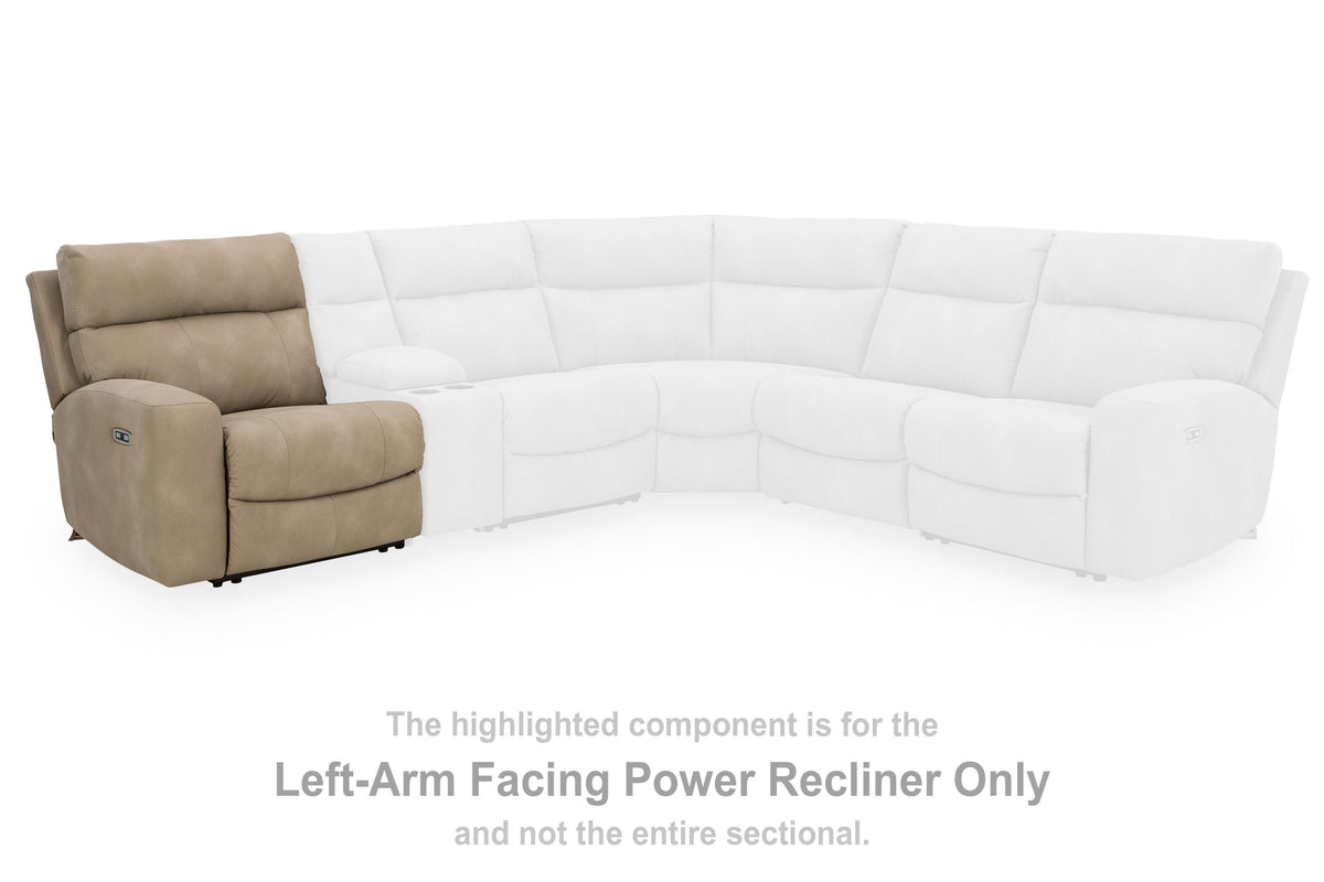 Next-Gen Durapella Left-Arm Facing Power Recliner - 6100458