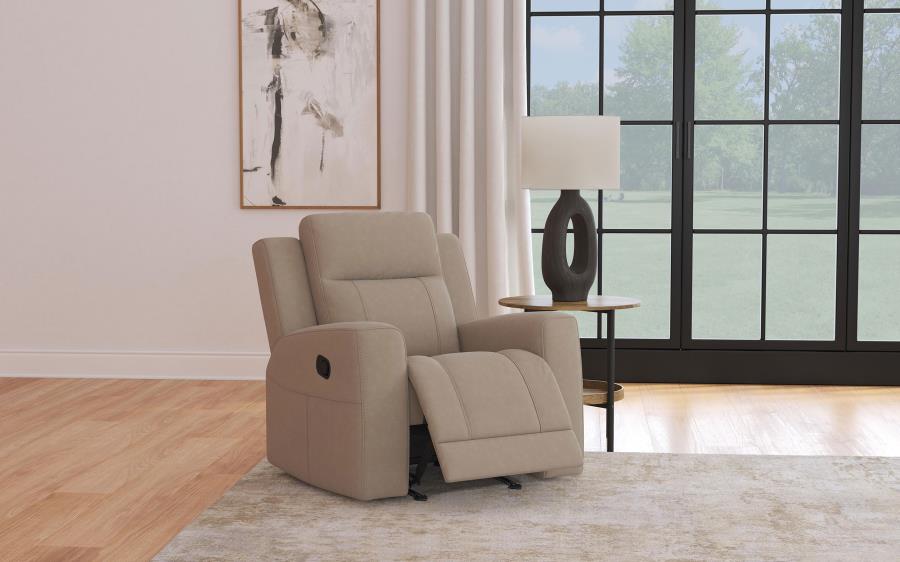 Brentwood Upholstered Recliner Chair Taupe - 610283