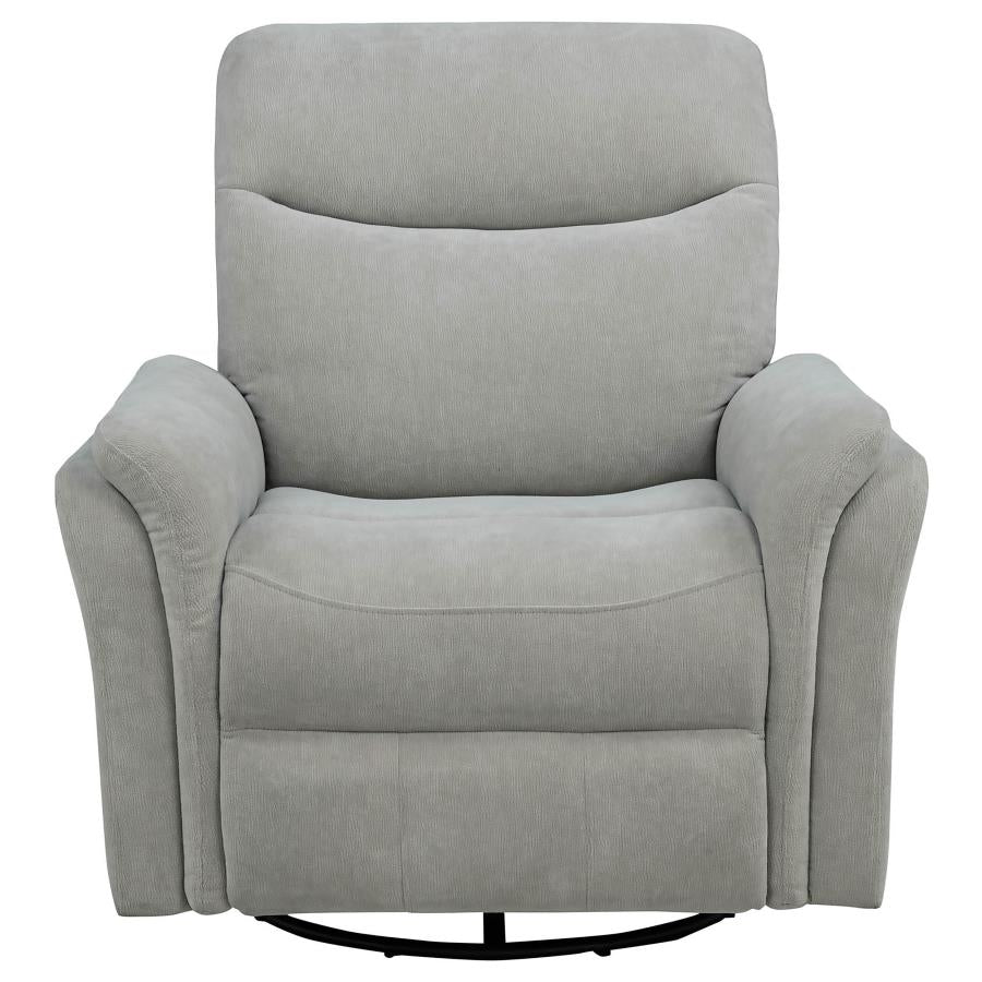 Adler Upholstered Power Swivel Glider Recliner Ivory - 610423P