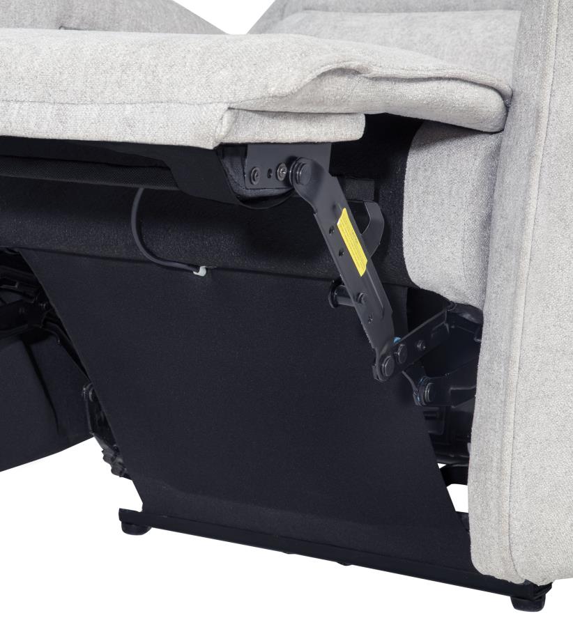 Sylmar 3-piece Chenille Power Reclining Sofa Set Dove Grey - 610521P-S3