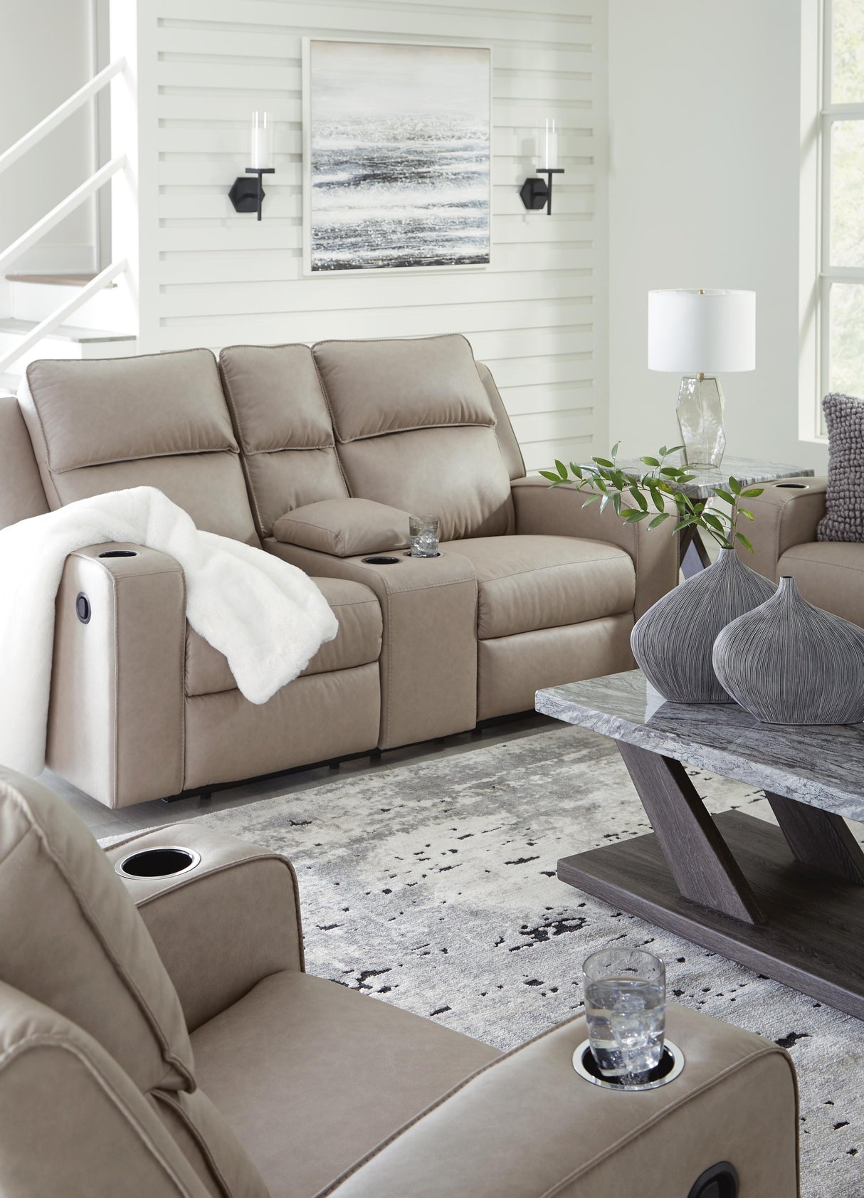 Lavenhorne Reclining Loveseat and Recliner - 63307U3