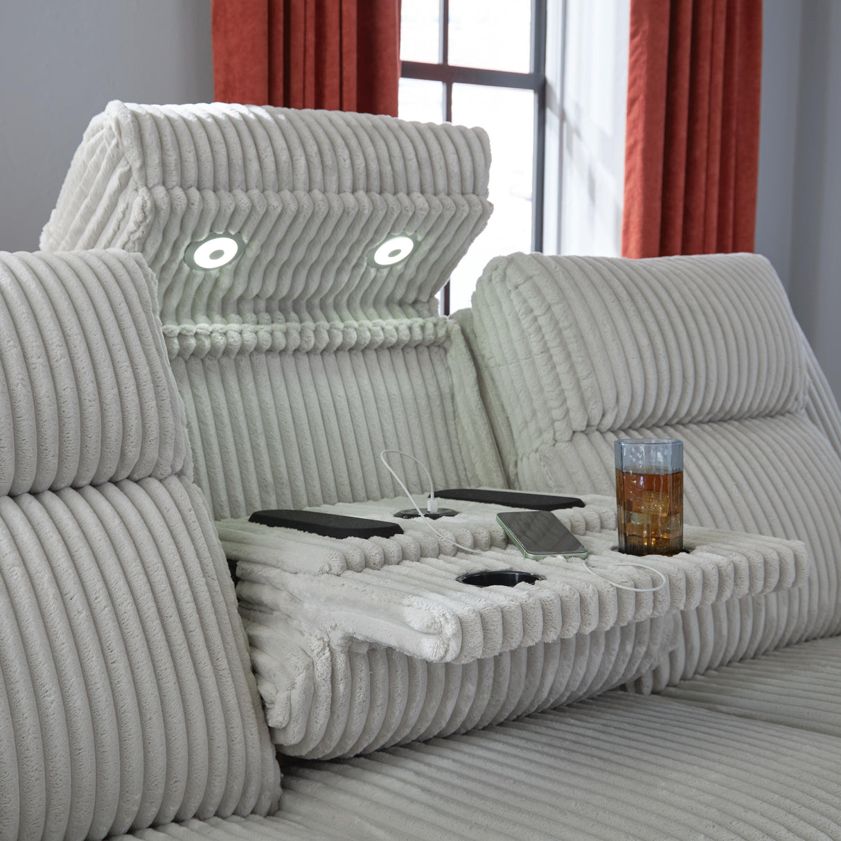 Carvara Power Reclining Sofa - PC6420315