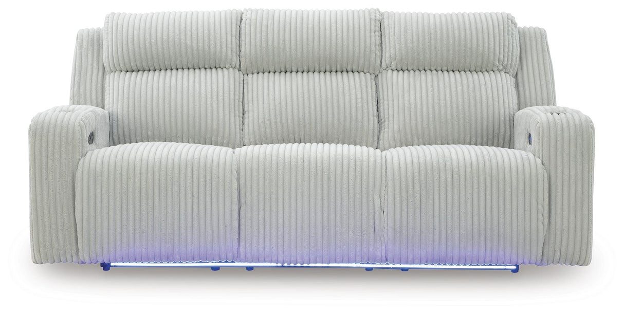 Carvara Power Reclining Sofa and Loveseat - PC64203U2