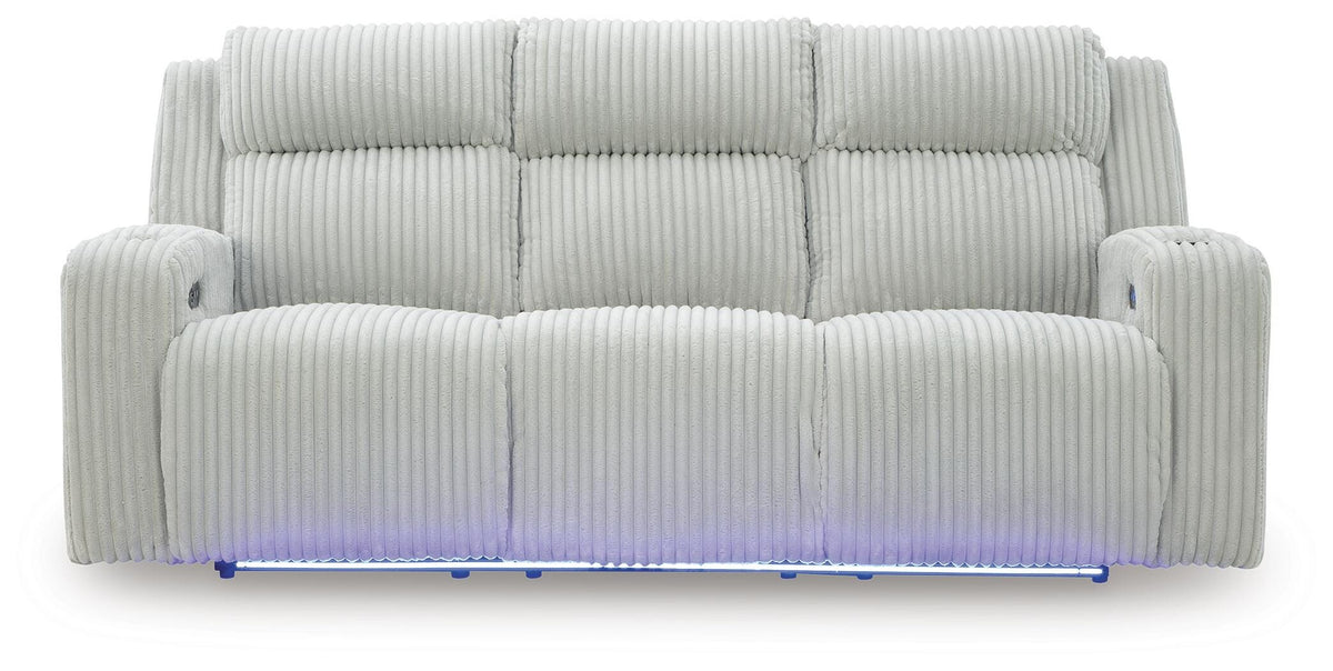 Carvara Power Reclining Sofa and Loveseat - PC64203U2