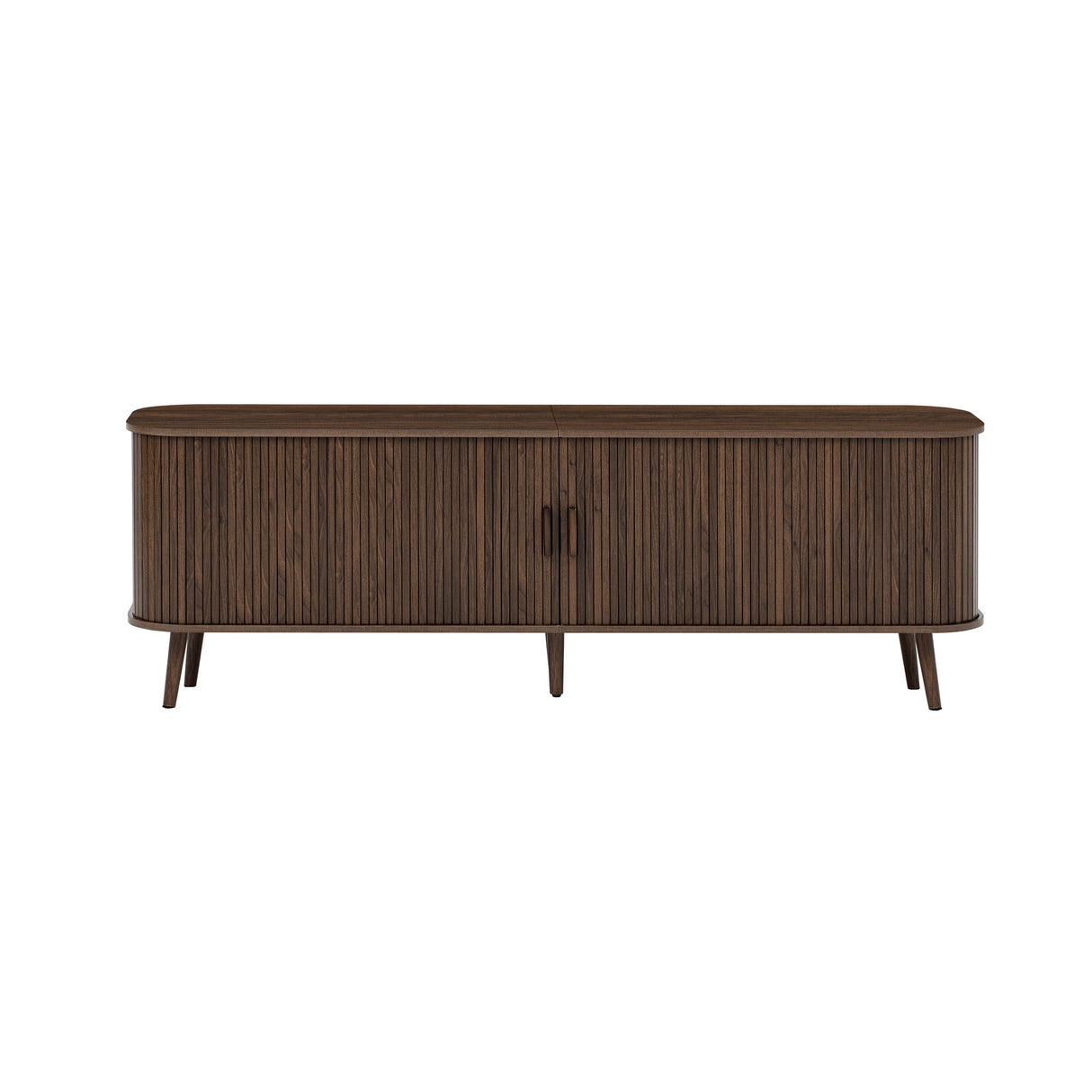 70" TV Stand, Media Center With Ample Storage - Dark Brown