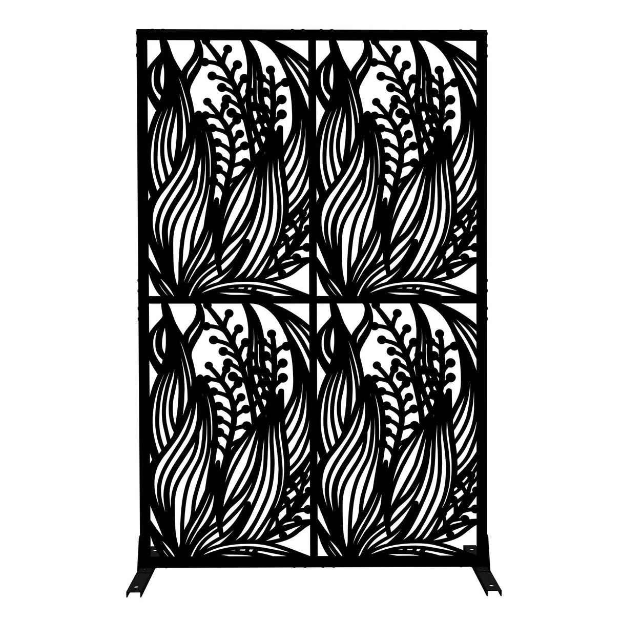 Free Standing Decorative Privacy Screen, Outdoor And Indoor Divider