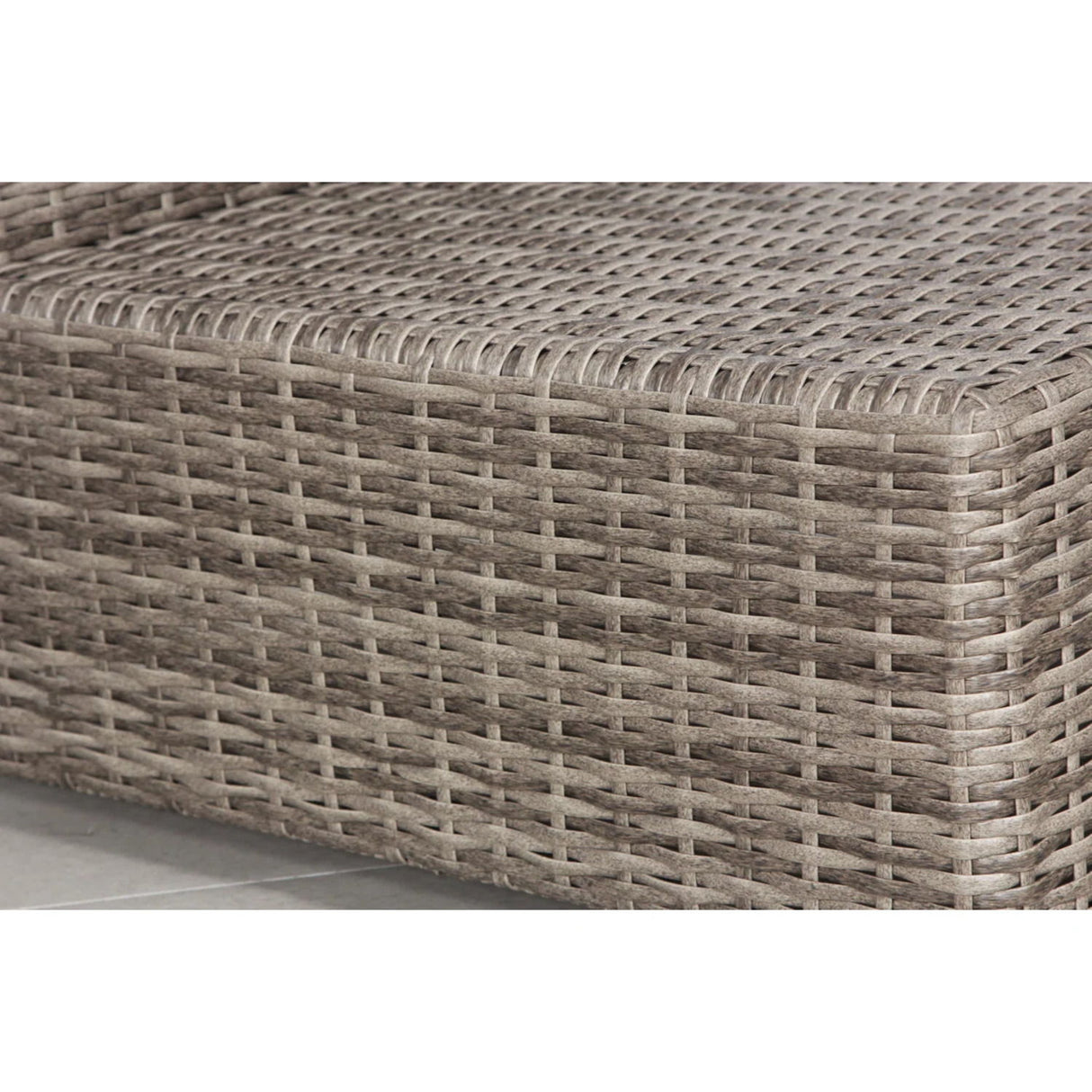 Seating Set With Cushions Handcrafted Wicker Design