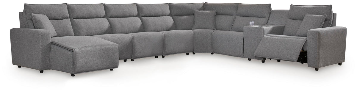 Modmax II 8-Piece Power Reclining Sectional with Console - 65906S47