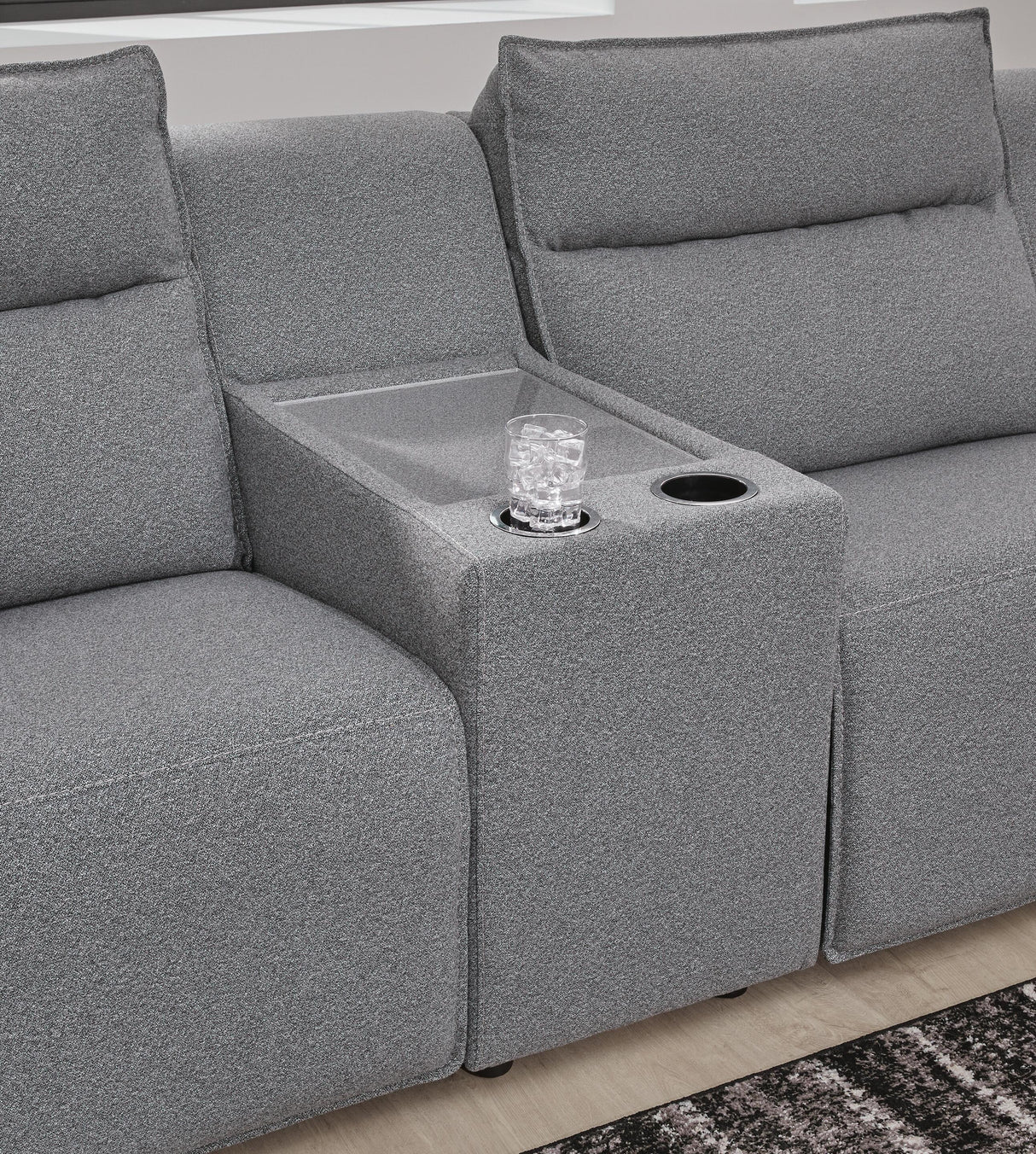 Modmax II 7-Piece Power Reclining Sectional with Chaise and Audio Console - 65906S43