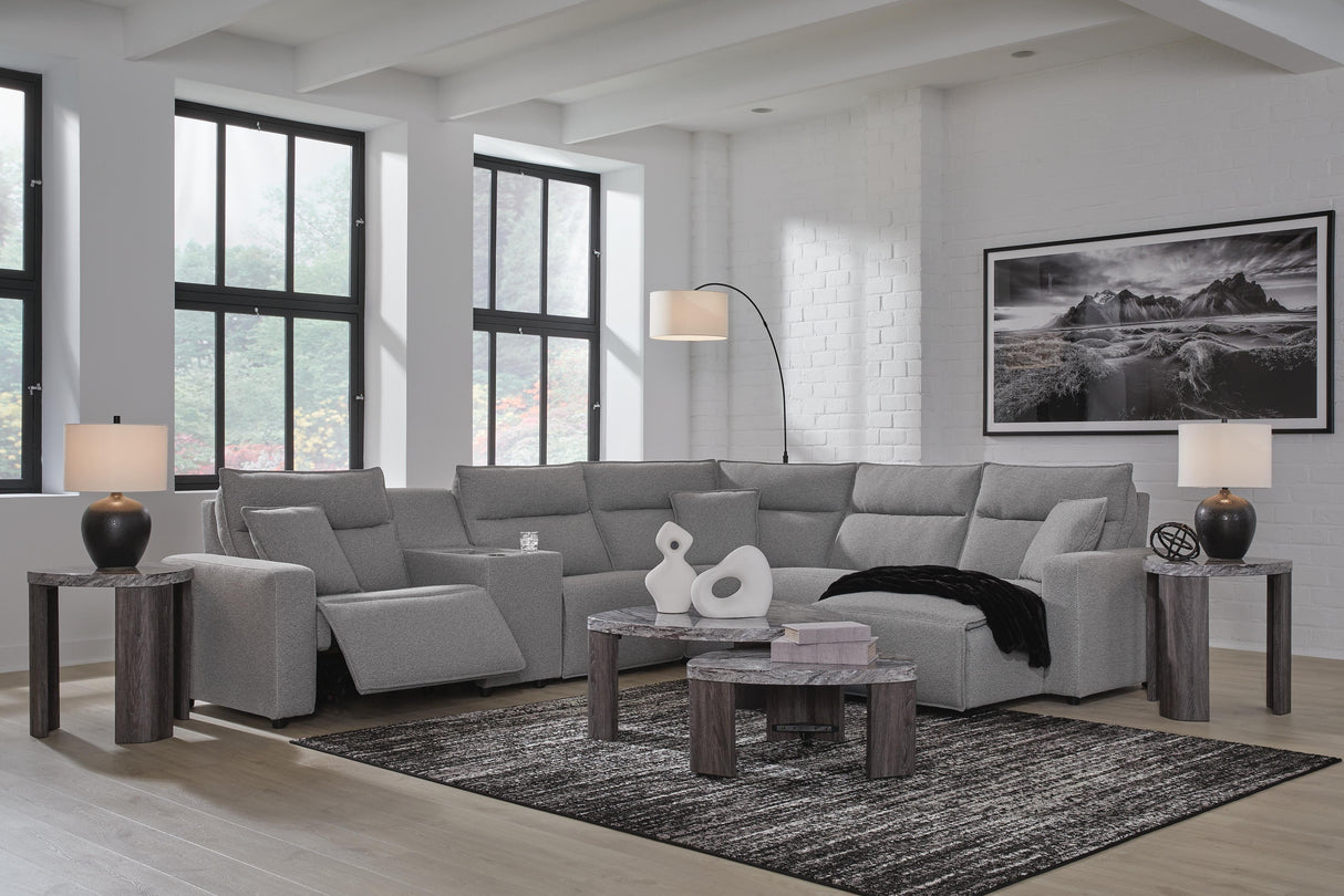Modmax II 6-Piece Power Reclining Sectional with Chaise and Console - 65906S6
