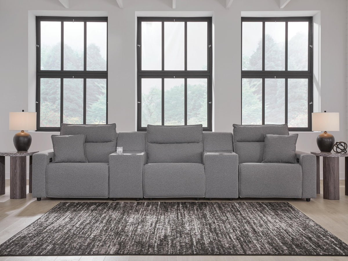 Modmax II 5-Piece Power Reclining Sectional with Consoles - 65906S14