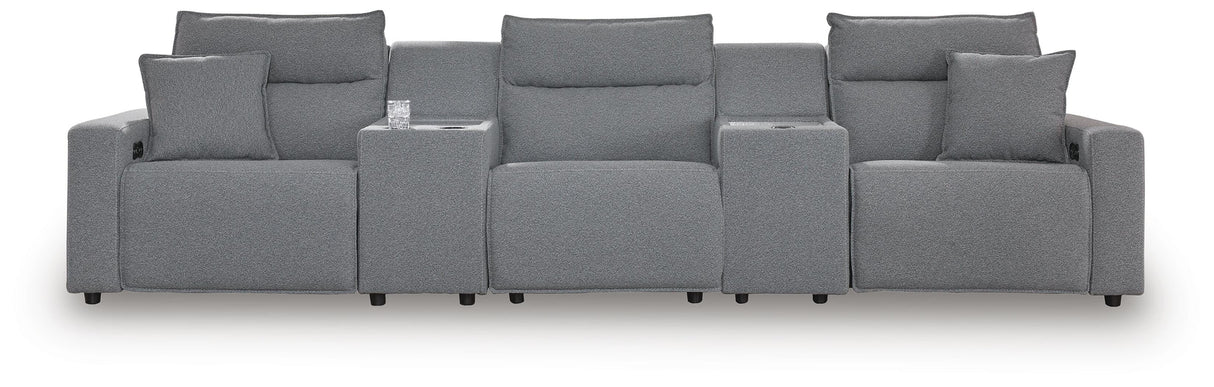 Modmax II 5-Piece Power Reclining Sectional with Consoles - 65906S14