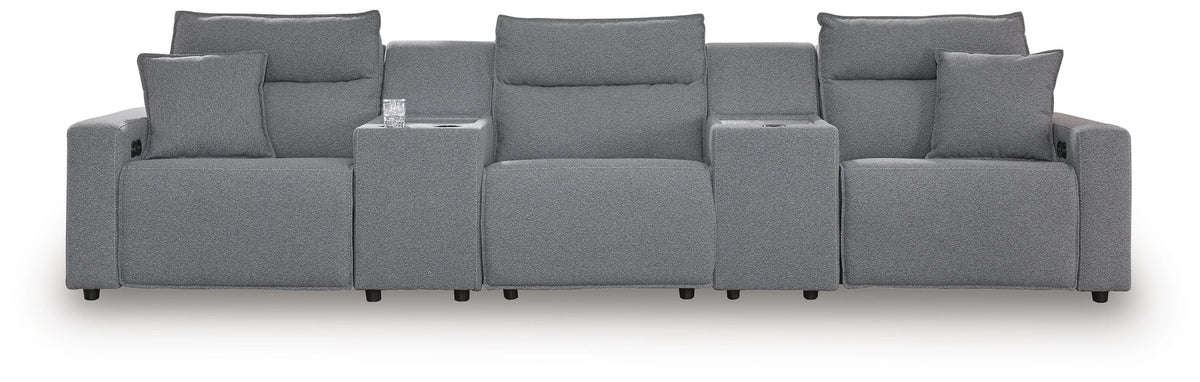 Modmax II 5-Piece Power Reclining Sectional with Consoles - 65906S14