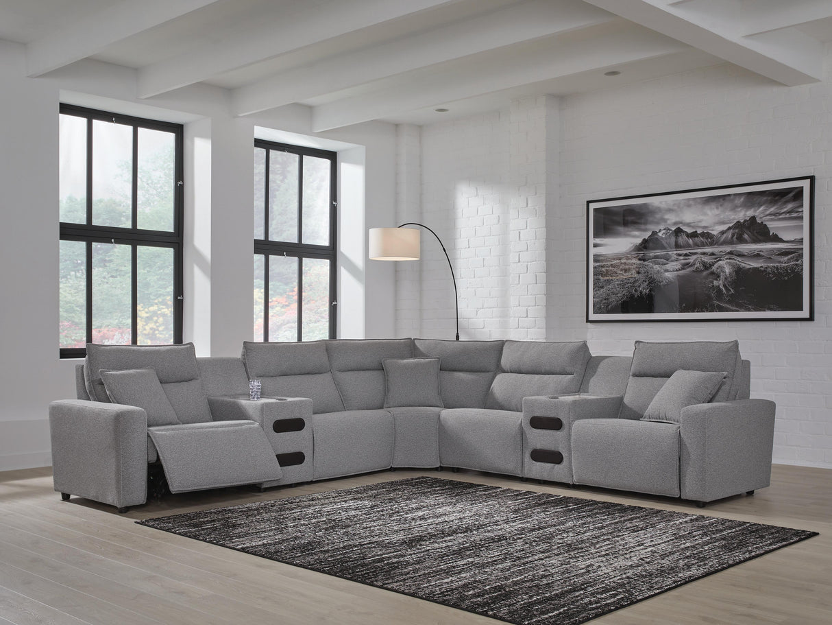 Modmax II 7-Piece Power Reclining Sectional with Audio Consoles - 65906S9