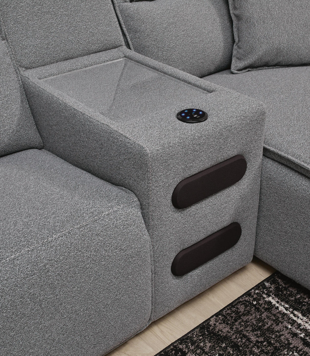 Modmax II 7-Piece Power Reclining Sectional with Chaise and Audio Console - 65906S43
