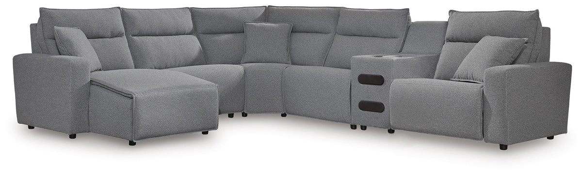 Modmax II 6-Piece Reclining Sectional with Chaise and Audio Console - 65906S29