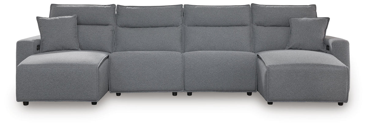 Modmax II 4-Piece Reclining Sectional with Double Chaise - 65906S37