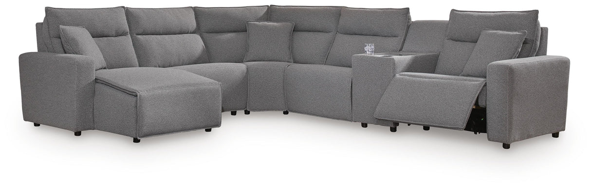 Modmax II 6-Piece Power Reclining Sectional with Chaise and Console - 65906S19