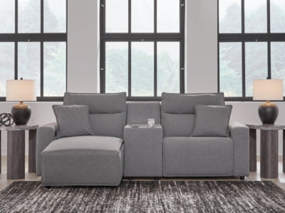 Modmax II 3-Piece Power Reclining Sectional with Chaise and Console - 65906S17