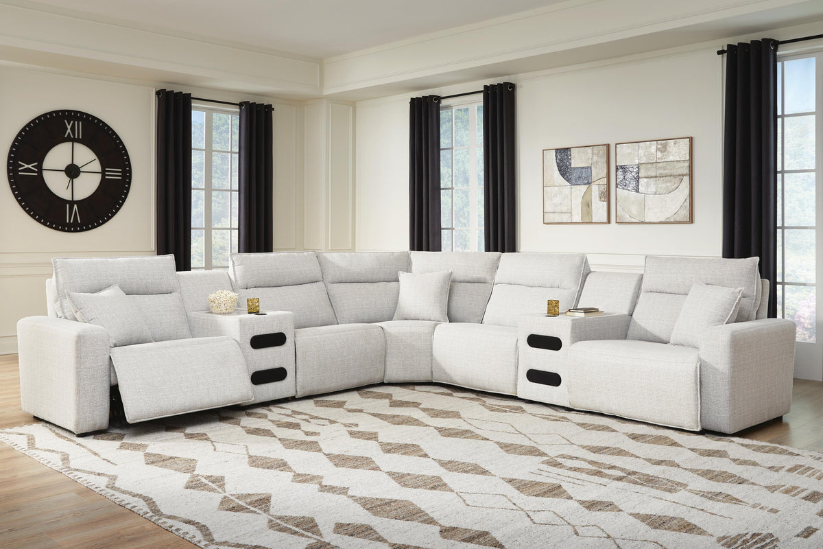 Modmax II 7-Piece Power Reclining Sectional with Audio Consoles - 65907S9